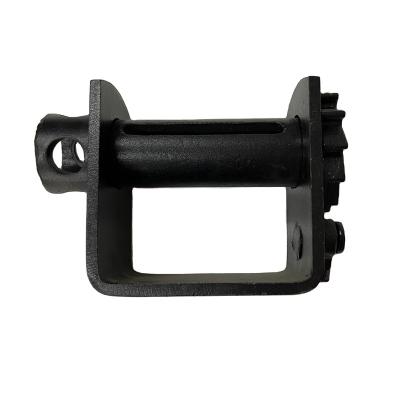 China Steel High Quality Fixed Weld On Winch Truck Trailer Tie Down Winch for sale