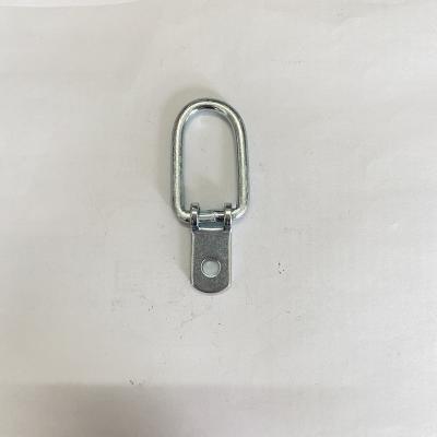 China Used Galvanized Forged Trailer Truck Bolt On Lashing Ring D Ring for sale