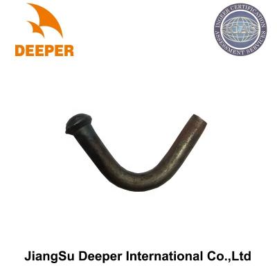 China Carbon Steel V Style 1/2 Rope Hook Weld On Self Finish Color for sale