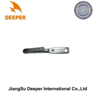 China Carbon Steel 3/8 Rope Hook Forged Part Bolt On Finish Zinc for sale