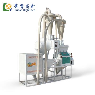 China food & Automatic Beverage Plant Corn Wheat Sorghum Small Scale Flour Mill Machinery for sale