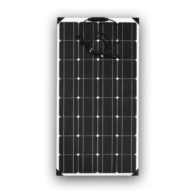 China Monoetfe SunPower de Zwarte van het 100 Wattszonnepaneel met Gediplomeerd Ce en ROHS Te koop