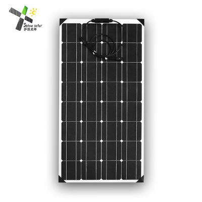 China Mini painéis solares flexíveis 50W de ETFE, fora painéis 22V solares portáteis à venda