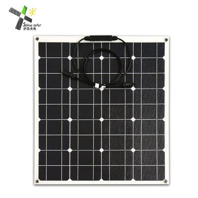 China PET Surface 50W Curved Solar Panels ETFE Integrated Lamination Ultra - Thin Film for sale