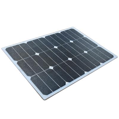 China Painéis solares portáteis flexíveis da mono pilha, painéis 100W solares flexíveis para barcos à venda