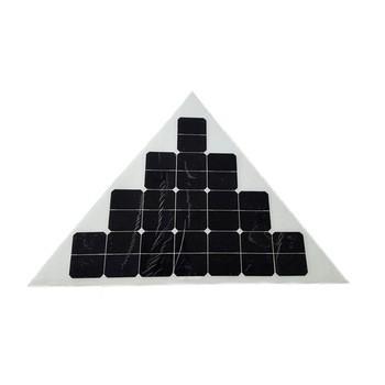 China Resistente UV dado forma costume dos painéis solares do triângulo para a parte externa conduziu lâmpadas à venda