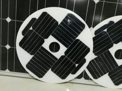 China Ronde de Zonnecellen12v 18W Douane SunPower van de Vormdouane voor Zonnetuinlicht Te koop