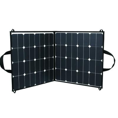 China Folding Custom Solar Panels 60 Watt Corrosion Resistant With Black Fiber Cloth for sale