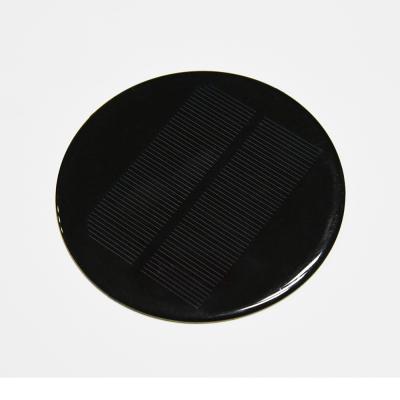 Chine Les panneaux solaires photovoltaïques de petite taille CHOIENT la forme ronde noire de 1W 2W 3W à vendre