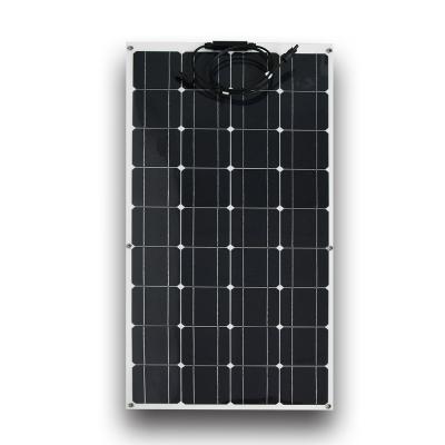 China Spanwijdte met lange levensuur SunPower die Zonnepanelen100w 12V Hoog rendement vouwen Te koop