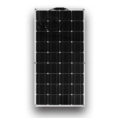 China Flexibel Photovoltaic Monocelzonnepaneel 18V 110W voor het Laden van rv/van de Boot Batterij Te koop