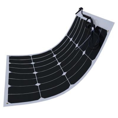 China Portable Flexible PV Solar Panels , 50 Watt Mono Solar Panels White / Black for sale