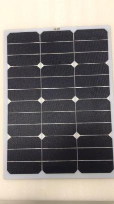 China Monocrystalline Flexibele de Zonnepanelenetfe Oppervlakte 36W van SunPower voor Voertuig Te koop