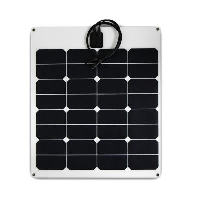 China Aprovação solar flexível Monocrystalline do CE da cor do preto do watt de ETFE Panels12V RV120 à venda