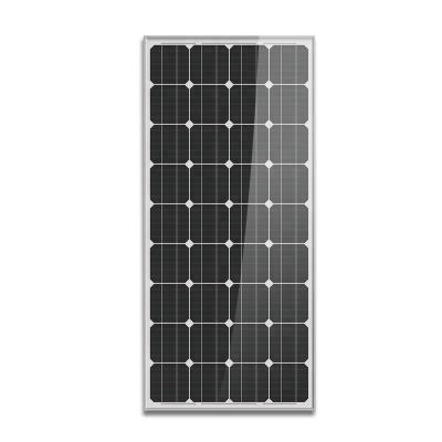 China Glas Stijve Monozonnepanelen Zwarte 12V 100w 200w 250w 300w 5 Jaar Garantie Te koop