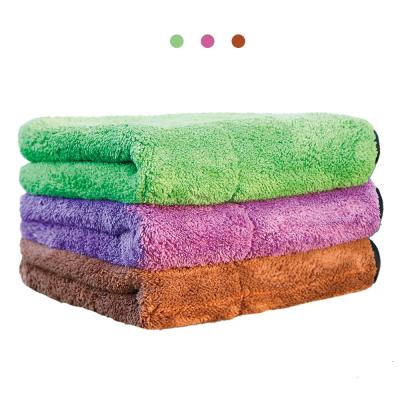 China Multi Purpose Super Absorbent Microfiber Fabric Cheap Price Fabric Child Safe Car Towel For Cleaning Car for sale