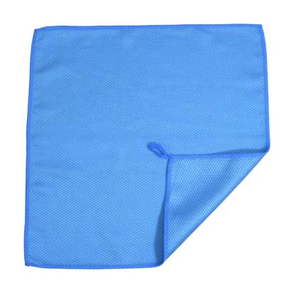 China New Design Viable Color Scratch Free Polishing Microfiber Cleaning Towels For Glass Cleaning for sale