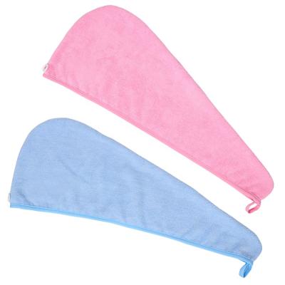 China Viable Wholesale High Quality Quick Dry Beauty Shower Turban Microfiber Hair Towel For Women for sale