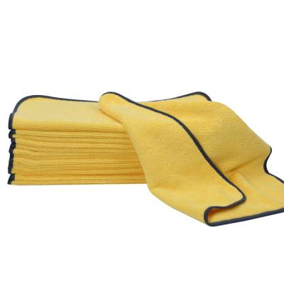 China Sustainable Recycling Soft Double Sided Warp Knitting Microfiber Cloth Microfiber Kitchen Cleaning Towel for sale