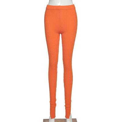 China Casual women's fashion breathable pants with skinny hips and feet for sale