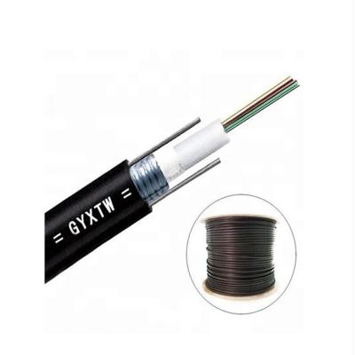 China Aerial Outdoor Fiber Optic Cable Core Fiber Optic Cable GYXTW Armored Fiber Optic Cable Manufacturer 4 6 8 12 for sale