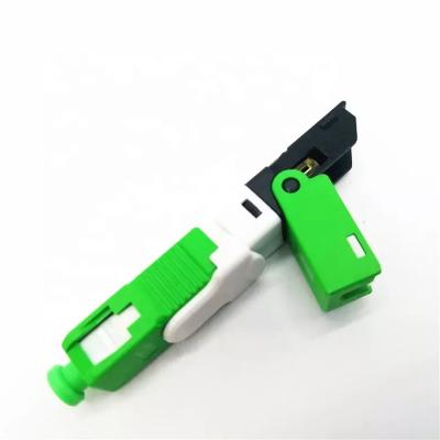 China Field Installable Ftth SC Fiber Optic Connector SC APC Fast Connector For FTTH for sale