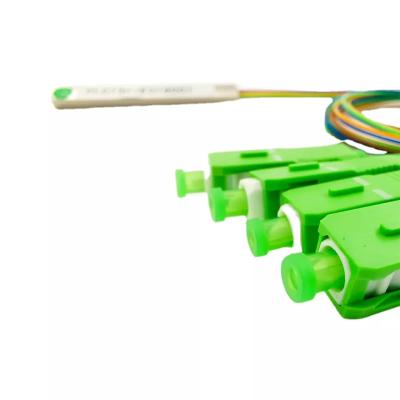 China Mini 1x8 fttx PLC Splitter Steel Tube Fiber Optic SC/APC 1 Ftth 8 PLC Splitter for sale