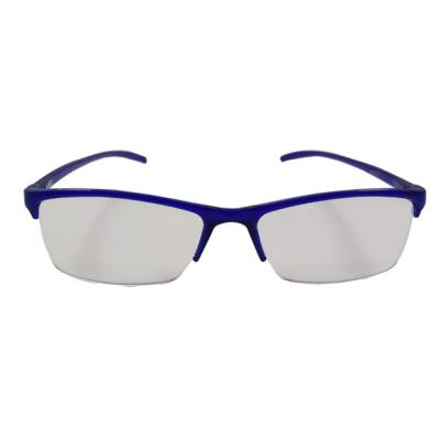 China New Fashion Slim Plastic Half Frame Comfortable Reading Glasses for sale