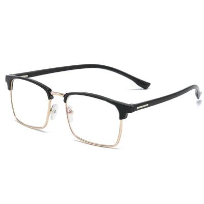 China Factory Directly Wholesale Fashionable Men's Gold Frame Vintage Glass Optical Frame Glasses for sale