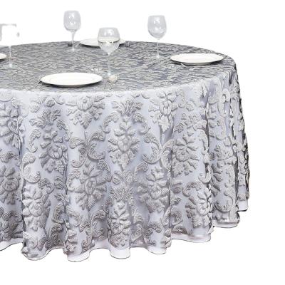 China Oilproof Table Covers Wedding Decoration Anastasia Round Sheer Tablecloth for sale