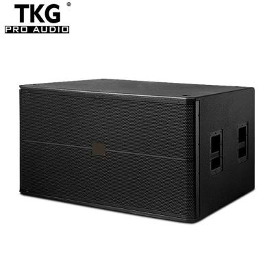 China Professional Karaoke Player TKG Performance Stage SRX728 18 Inch Dual 1600 Watt Subwoofer Dual Box Subwoofer for sale