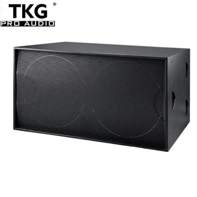 China Professional Karaoke Player TKG S218 Performance Stage Professional 18 1600 Watt Dual Subwoofer Audio Speaker for sale