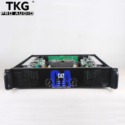 China Professional TKG 300watt 300w 2 Channel Class H CA2 Performance Amplifier Audio Transformer Amplifier Power 450*483*90mm for sale