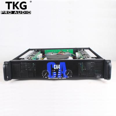 China TKG 400watt 400w 2 Channel Class H CA4 Professional Performance DJ Amplifier 450*483*90MM for sale