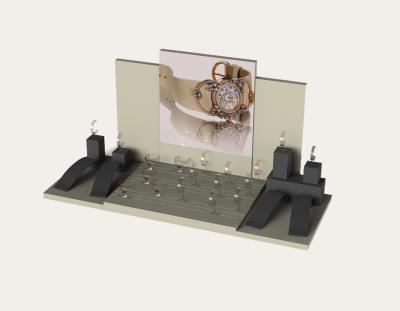 China Customzied Showcase Acrylic Watch Display Window Plexiglass Stand W/ C-ring Holder for sale