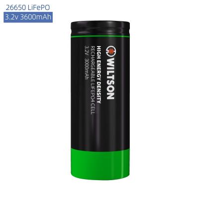 China High Quality Toys LiFePO4 Lithium Ion Battery Cell Phosphate 26650 Cylindrical 3.2v 3600mAh Long Cycle Life Solar Storage for sale