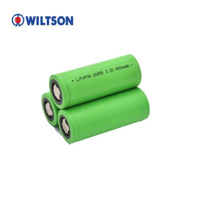 China Golf carts lifepo4 lithium ion battery cells 3.2V 4000mAH 4.0ah 26650 cylindrical long life 3C high capacity high density for sale