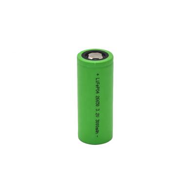 China Home Appliance Discharge High Rate Cylindrical Ups Power Tool Lifepo4 Ifr26650 3.2v P3000mah Lipo Lithium Battery for sale