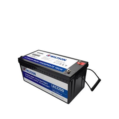 China High quality solar powered 12.8V 200AH lithium battery pack for electronic product LA12-2002 for sale