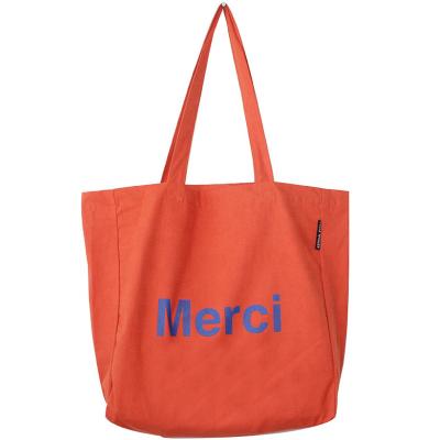 China Recyclable Customized Bag With Logo Tote Canvas Bag Cotton Shopping Bag for sale