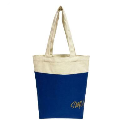 China Recyclable Shopping Bag with Logo Reusable Shopping Cotton Canvas Custom Made Tote Bag for sale