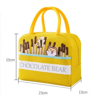 China Recyclable Kids Lunch Cooler Bag Insulated Thermal Bag Custom Insulated Shopping Bag for sale