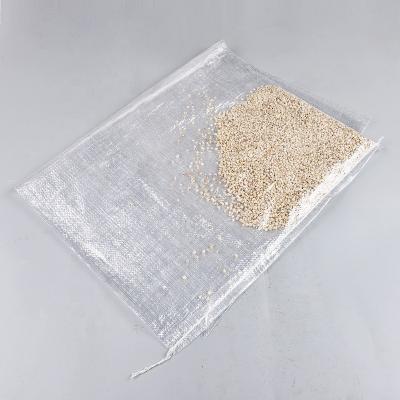 China Recyclable wholesale transparent woven bag can be customized LOGO Food Grade Rice Bag for sale