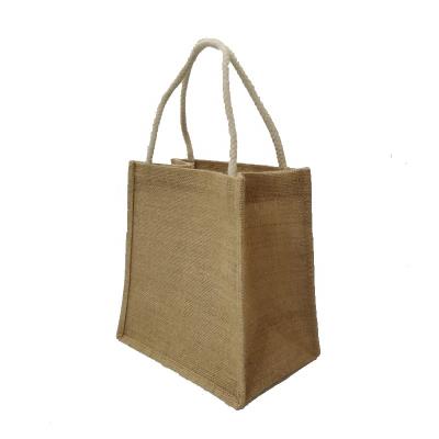 China Recyclable Vintage Tote Bag Custom From Tote Jute Linen Linen Shopping Gift for sale