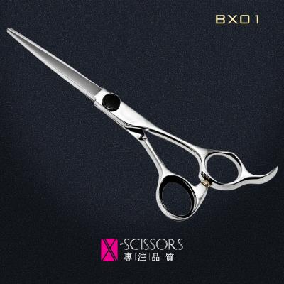 China Right handed Hair Cutting Scissors of Japanese 440C Steel. Convex Edge hair shear BX01 for sale