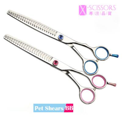 China Hand Crafted 22 Tooth Pet Thinning Shears for sale