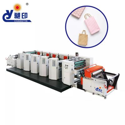 China ZXYT-41000 4 Color Printers High Speed ​​Flexographic Label Printing Machine ZXYT-41000 4 Color Printers for sale