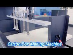 Automatic Card Paper Carton Box Making Machine 700mm/s For PVC / PP Board