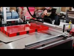 XY gluer glue plotter gluing machine for  Corrugated POS/POP displays (FSDUs, CDUs, dump bins)