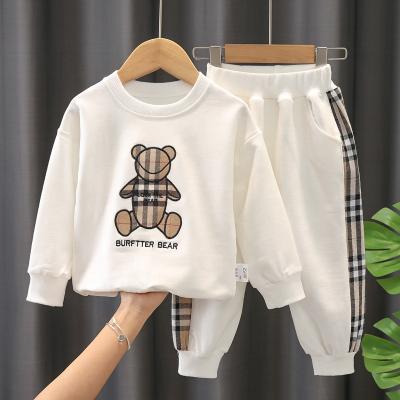 China Fashion Boys Long Sleeve 2021 Spring Casual Popular Boys Winter Style High Fashion Boys Clothing Set 1-5 Years Old Boys for sale